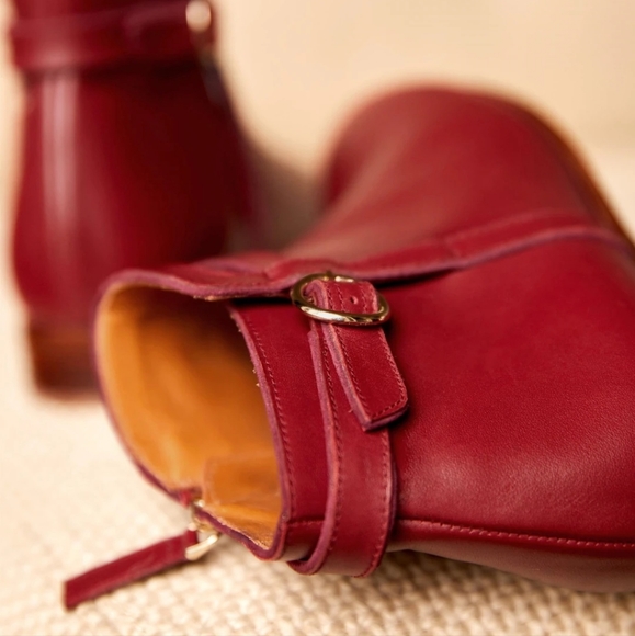 Sezane Low Johanna Boots - Picture 2 of 8